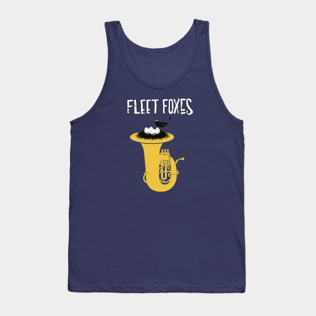 Part I of Fleet Foxes Tank Top by Sunny16 Podcast